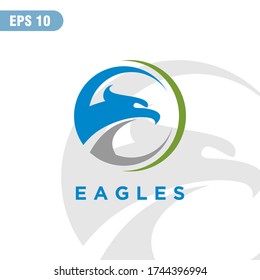 Logo Eagle Designs. Logo Sport Eagles Simple and Elegant