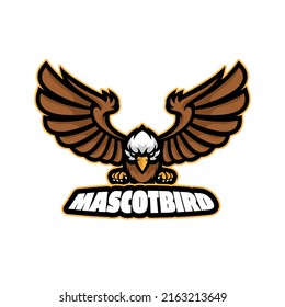 logo eagle fly mascot game