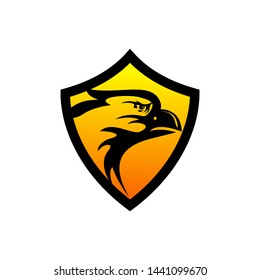 logo of eagle head animal mascot
