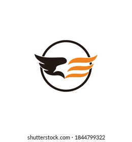 logo eagle icon vector templet