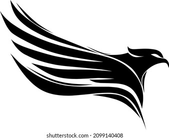logo with eagle icon for your business