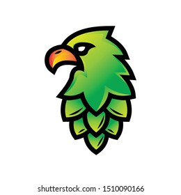 logo eagle pine cone vector 