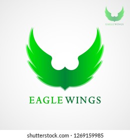 Logo eagle wings. For company logo and as an application logo. But it can also be used in various other creative businesses, such as pictures on stickers.