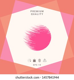 Logo Earth symbol. Graphic elements for your design