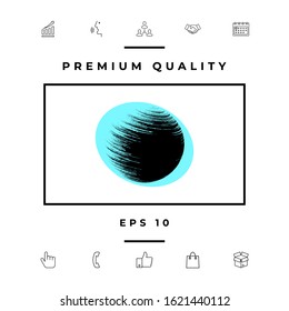 Logo Earth symbol. Graphic elements for your design
