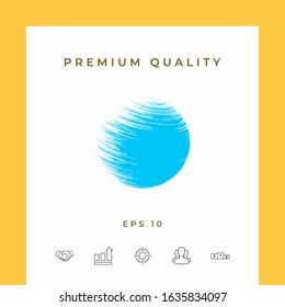 Logo Earth symbol. Graphic elements for your design