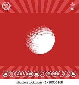 Logo Earth symbol. Graphic elements for your design