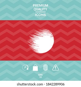 Logo Earth symbol. Graphic elements for your design