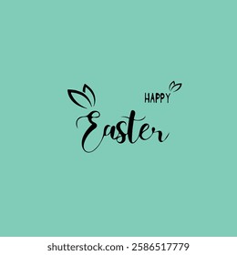 Logo for Easter holiday inscription, packaging design
