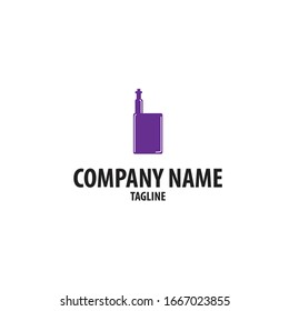 logo for e-cigarette. Can be used for retail companies.