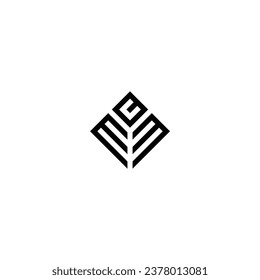 Logo ecm initial ecm design vektor identity corporate business investing brokers company
