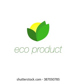 logo eco products.  environmentally friendly. natural 