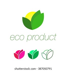 logo eco products.  environmentally friendly. natural 