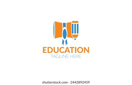 a logo for education on a white background