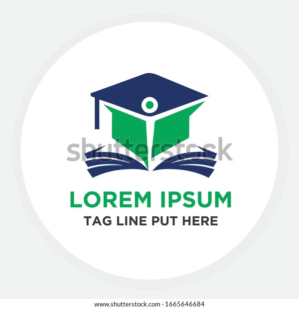 Logo Education Organization Education Logo Design Stock Vector (Royalty ...