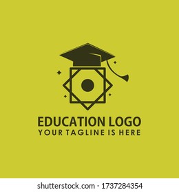 Logo for education organization / Education logo design, graduation, university, student, learning brand concept design template