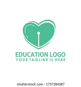 Logo for education organization / Education logo design, graduation, university, student, learning brand concept design template