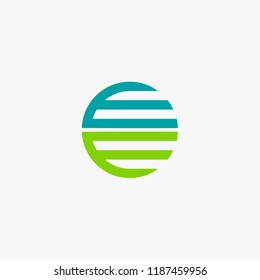logo EE abstract, icon E concept, alphabet symbol abstract