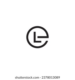 Logo el initial el concept modern design vektor illustration business identity investing brokers marketing