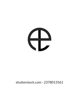 Logo el initial el design vektor illustration brand logo management partners investing industrial marketing brokers