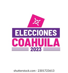 Logo for elections in Coahuila Mexico