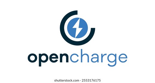 Logo for electric charging, car electric charging logo, motorcycle electric charging logo