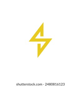 Logo electric or quick with blank background