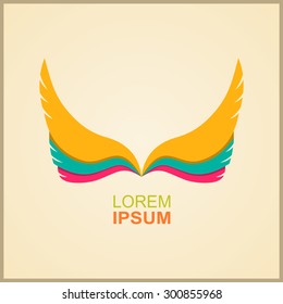 Logo element and Abstract web Icon globe vector symbol