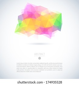 logo element abstraction vector trendy background with three item logo element line water white star background scene digital cloud modern site blue clouds fancy light cool art concept flag leaflet fu