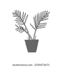 Logo element, clipart, nature, outline, tattoo, handdrawn, drawing