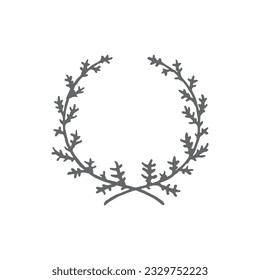 Logo element, clipart, nature, outline, tattoo, handdrawn, drawing