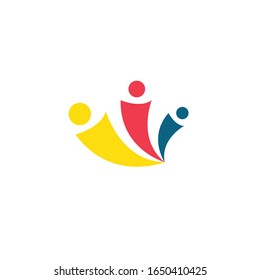 Logo-Element Form der Community Vektorillustration Symbol-Illustration Design 