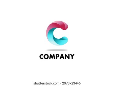 Logo Element Symbol Letter C Simple Vector Illustration Template With Elegant Design Good For Any Industry