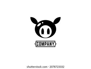 Logo Element Symbol smile Rabbit Vector Illustration Template Good For Any Industry