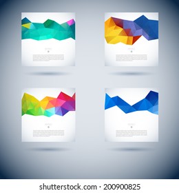 logo element tech template hi colour identity pattern set of abstract vector scene with triangle object pattern for design logo element tech template hi colour identity pattern line water partnership