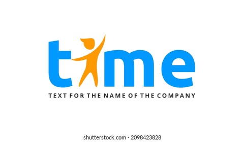 Logo elements: the letter 'i' is hidden under the person. Logo. Vector. 