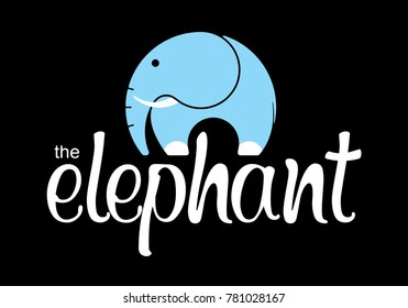 logo elephant and trunk