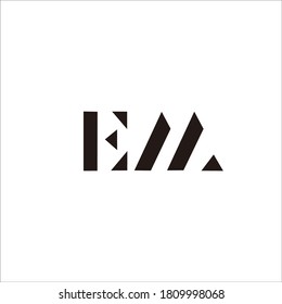 
LOGO "EM" LETTERS FOR THE NAME AND BRAND IDENTITY OF THE COMPANY