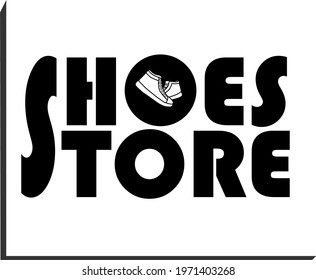 A logo with embellished shoes, a logo suitable for a shoe store