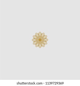 Logo emblem decorative abstract