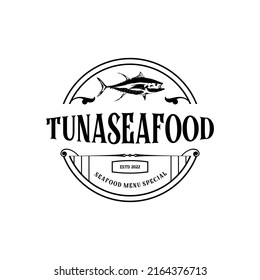 Logo Emblem Fish for Seafood