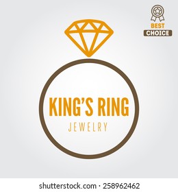 Logo, emblem, label, print, sticker or logotype elements for jewelry 
