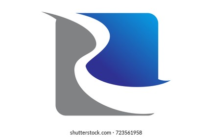 Logo Emblem Letter R 