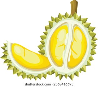 For logo, emblem or symbol material related to the image of durian fruit