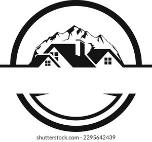 a logo emblem for those who want to make a business like an outdoor home