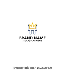 logo energi king vector design