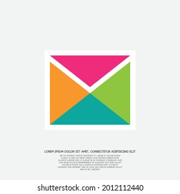 Icono de diseño de logotipos y sobres y correo para las necesidades de diseño de la interfaz de usuario y la experiencia del usuario