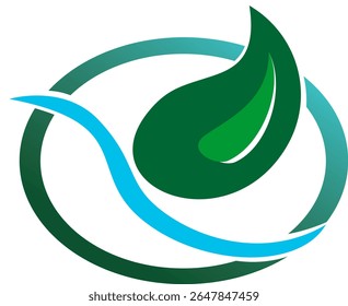 
logo for environmental theme with beautiful colors
