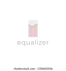 ecualizador de logotipos, música, mezcla de audio 