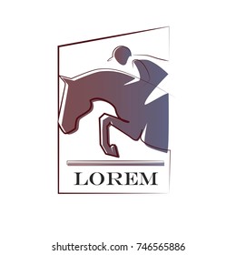 Logo equestrian sport